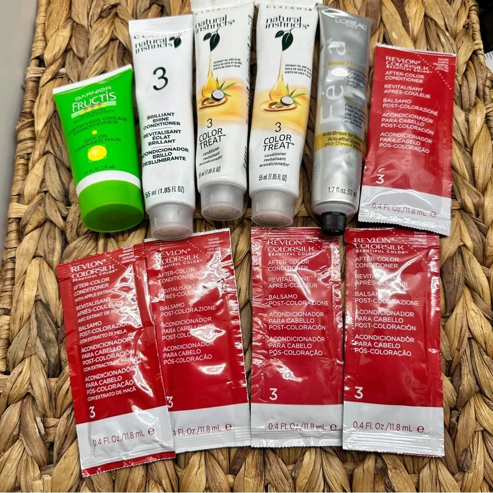 REVLON COLORSILK, LOREAL FERIA, CLAIROL Natural Inst. After Color Conditioners - Picture 1 of 10